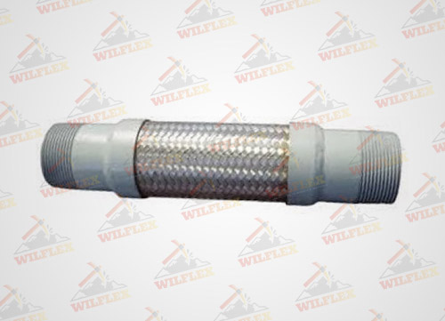 Conector de bomba flexible Extremos de tubería roscados NPT