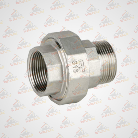 Union Con Hexagono Macho - Hembra