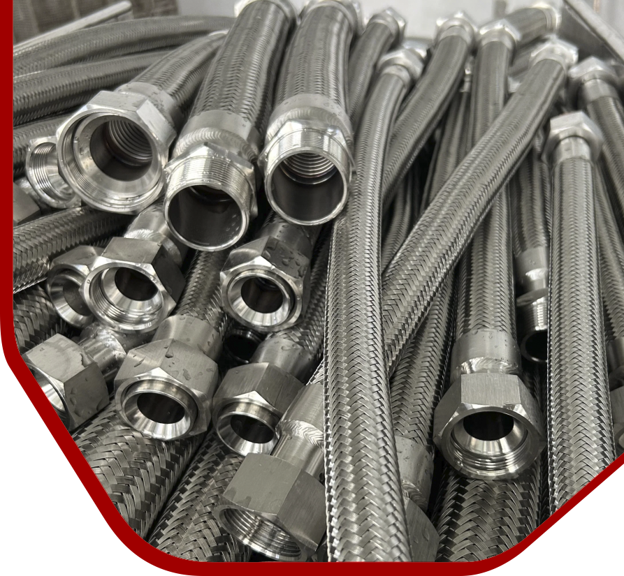 acoples, abrazaderas, conexiones, mangueras industriales