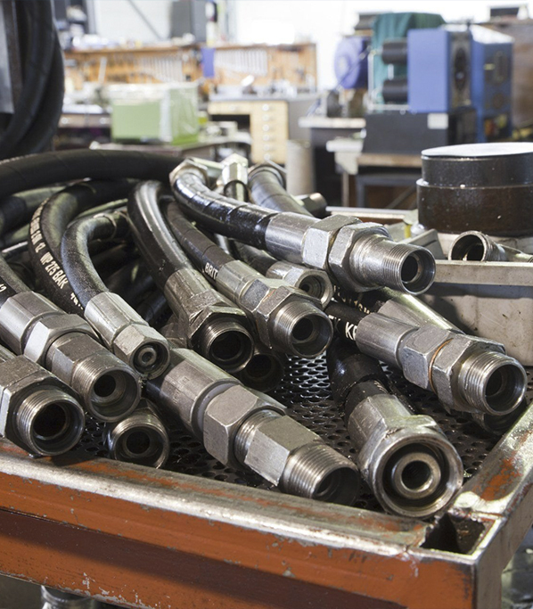 acoples, abrazaderas, conexiones, mangueras industriales